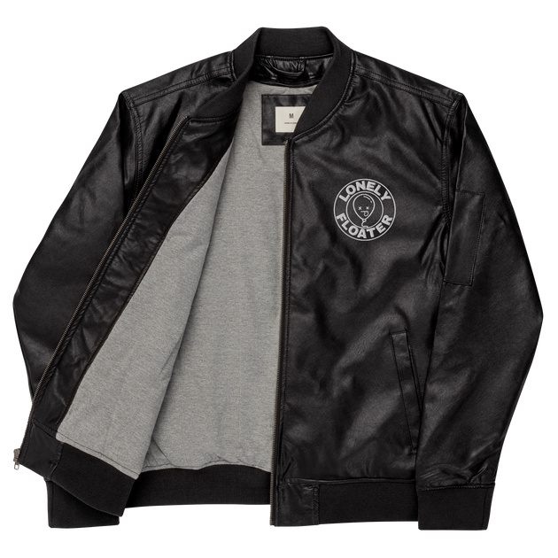 ★SCULPTOR★ Emboss Faux Leather Bomber Black SC24A101BK MUSINSA公式 | SCULPTOR Emboss Faux Leather Bomber Black