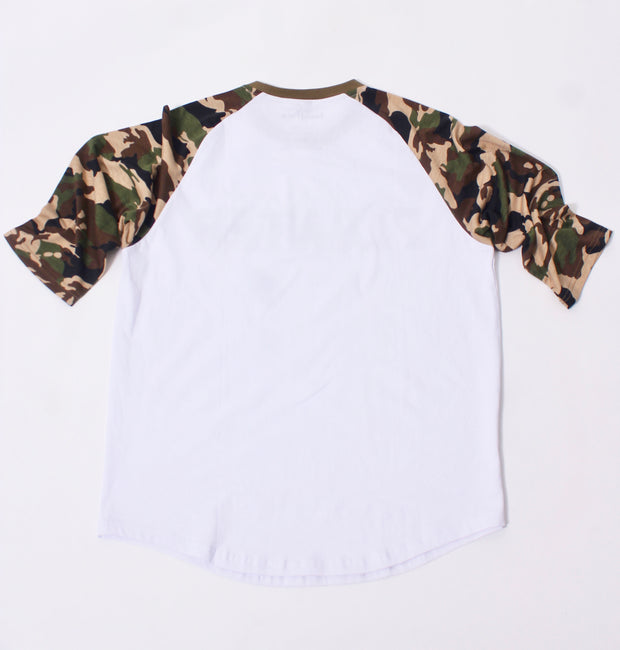 Camo Floater Raglan Tee freeshipping - Lonely Floater