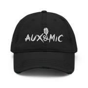 Aux & Mic Distressed Dad Hat