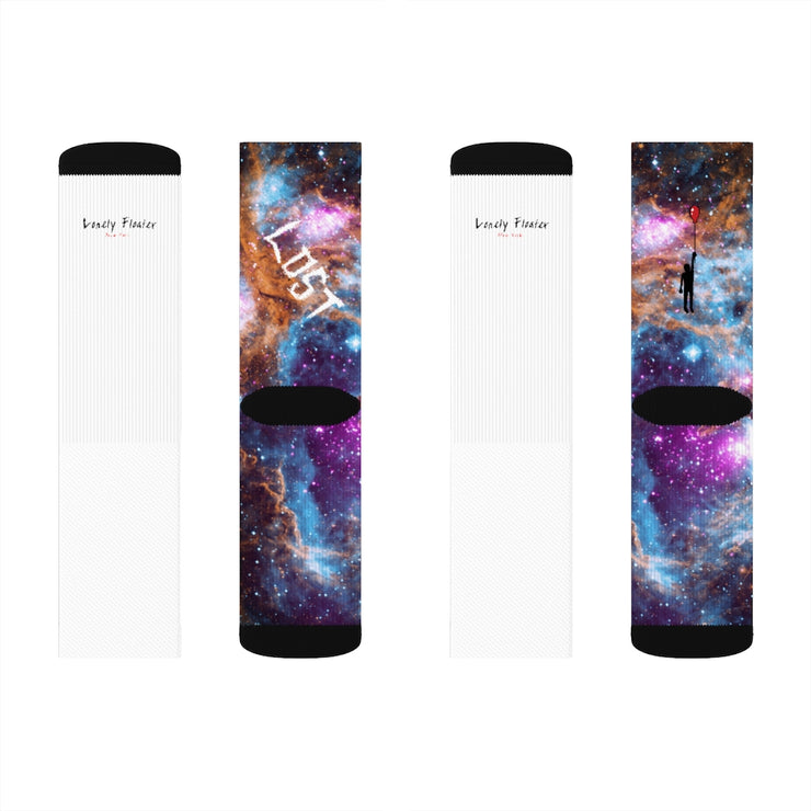 Galaxy Socks freeshipping - Lonely Floater