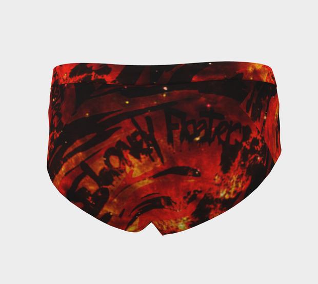 Fire Red Womens' Shorts freeshipping - Lonely Floater