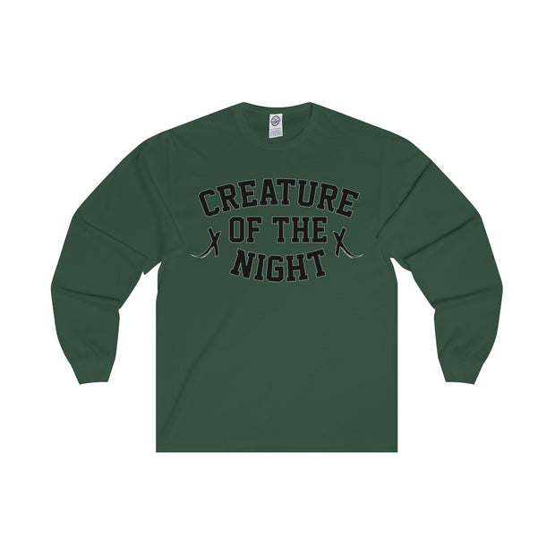 Women's Creature of the Night Long Sleeve Tee freeshipping - Lonely Floater