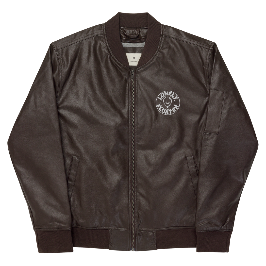 【年内限定値下】OAF POCKET DETAIL LEATHER BOMBER faux-leather-bomber-jacket-