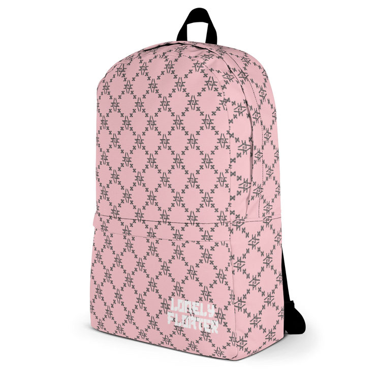 Pink Fish Scale Monogram Backpack freeshipping - Lonely Floater
