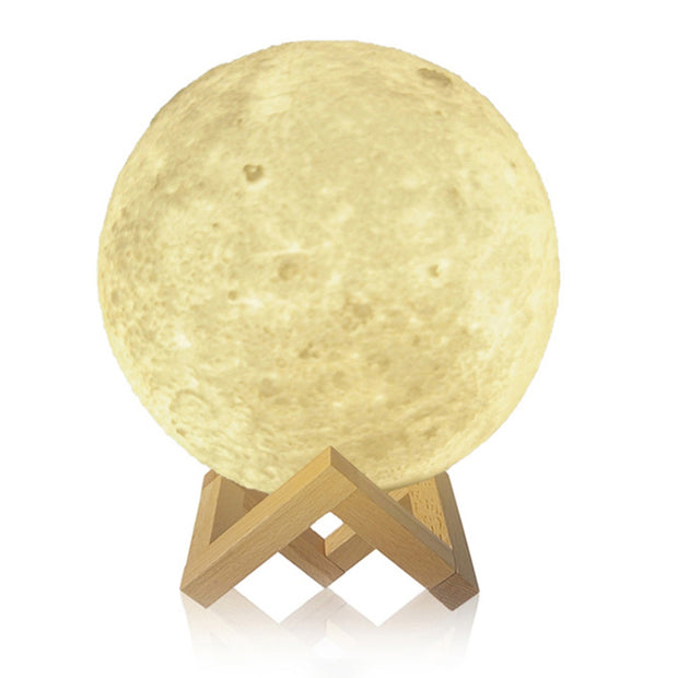 3D Print Moon Lamp USB LED Night Light Moonlight | 8-20cm freeshipping - Lonely Floater