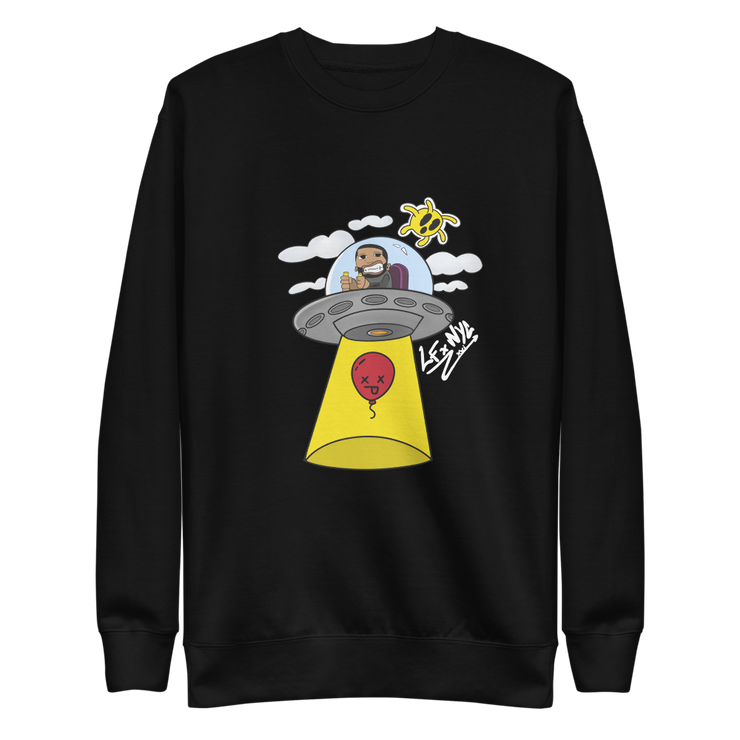 Travis Michael x Lonely Floater "Family Business"  Spaceship  Sweatshirt