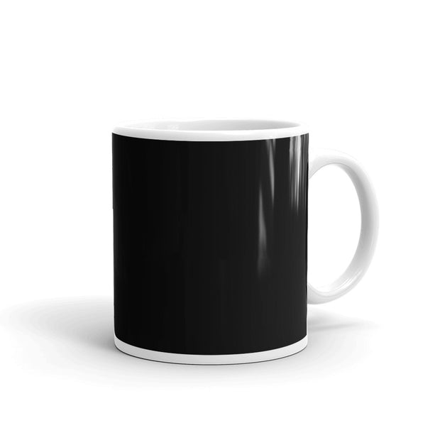 Diversity Hires Black and White glossy mug
