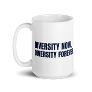 Diversity Hires White glossy mug