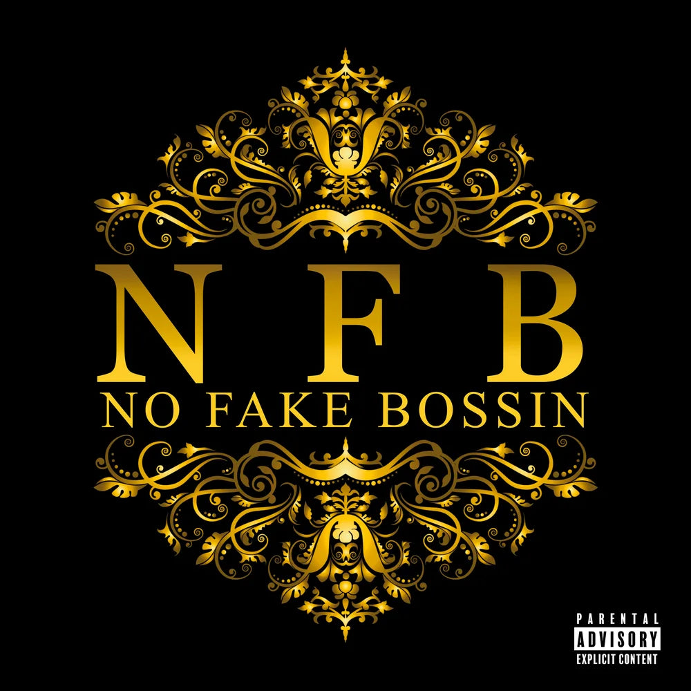 Boss Heavy No Fake Bossin album cover in black and gold
